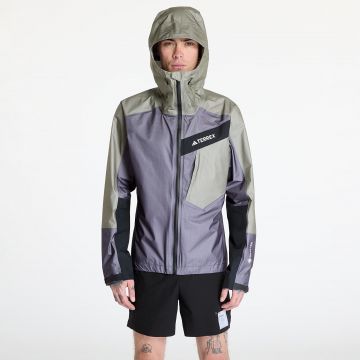 Jacheta adidas Terrex Techrock Light Gore-Tex Active jacket Aurora Black/ Olive Strata