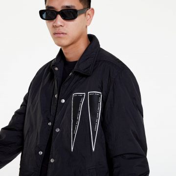 Jacheta Rick Owens DRKSHDW Snapfront Jacket Black