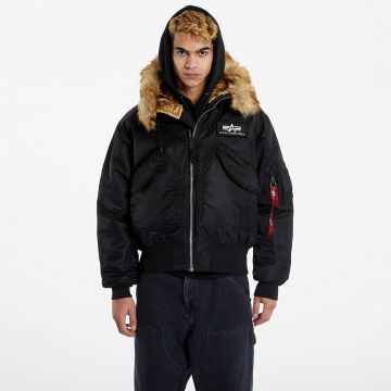 Bomber Alpha Industries 45P Hooded Custom Black/ Reflective