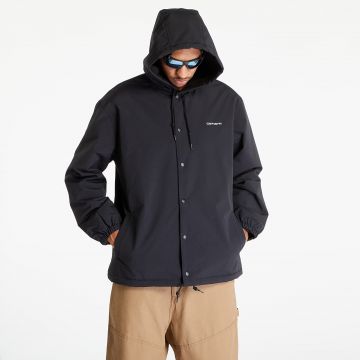 Jacheta Carhartt WIP Hooded Coach Jacket UNISEX Black/ White