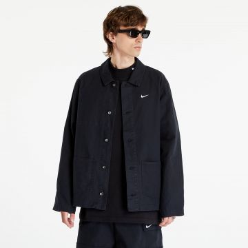 Jacheta Nike Life Men's Unlined Chore Coat Black/ White