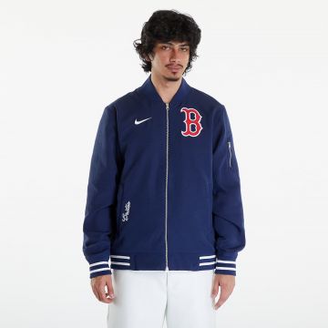 Bomber Nike Men's AC Bomber Jacket Boston Red Sox Midnight Navy/ Midnight Navy/ White