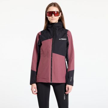 Jacheta adidas Terrex Xperior Hybrid RAIN.RDY Jacket Quiet Crimson/ Black