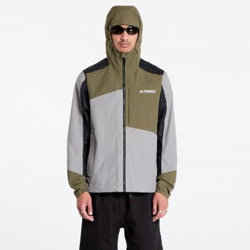 Jacheta adidas Xperior Hybrid RAIN.RDY Jacket Ch Solid Grey/ Olive Strata/ Carbon