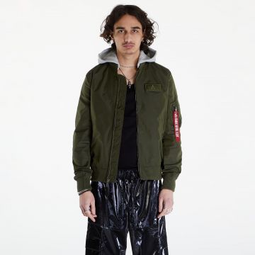 Jacheta Alpha Industries MA-1 TT Hood Dark Green