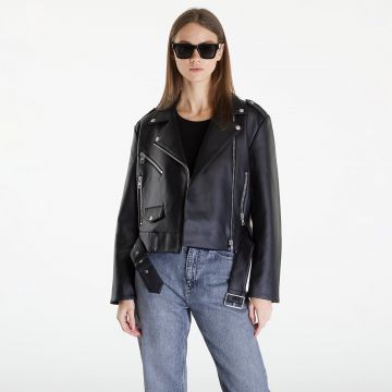 Jacheta Calvin Klein Jeans Classic Faux Leather Black