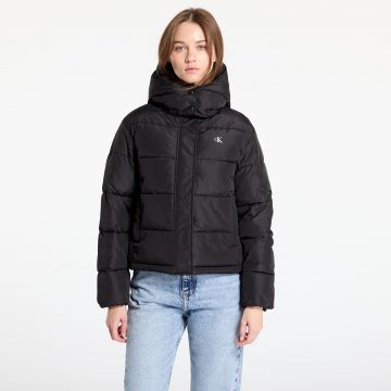 Jacheta Calvin Klein Jeans Matte Monologo Jacket Black