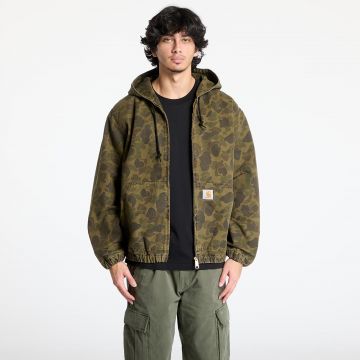 Jacheta Carhartt WIP Duck Active Jacket UNISEX Camo Duck/ Green/ Office Green Garment Dyed