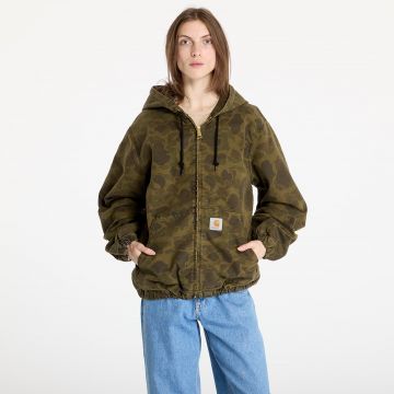 Jacheta Carhartt WIP Duck Active Jacket UNISEX Camo Duck/ Green/ Office Green Garment Dyed