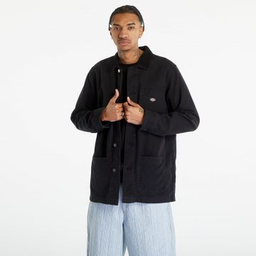 Jacheta Dickies Duck Canvas Unlined Chore Coat Stone Washed Black