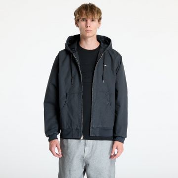 Jacheta Nike Life Men's Padded Hooded Jacket Off Noir/ White