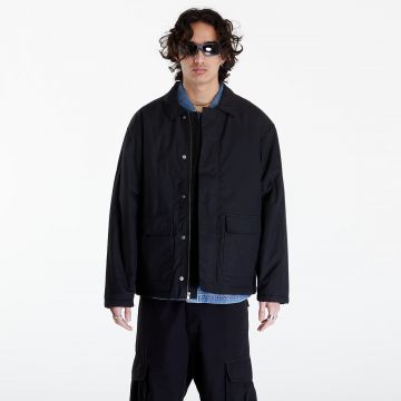 Jacheta Nike Life Men's Waxed Canvas Work Jacket Black/ Black