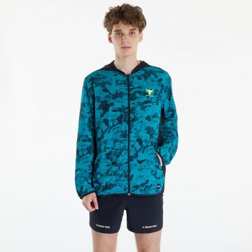 Jacheta Under Armour Project Rock Iso Tide Hybrid Jacket Hydro Teal/ Black/ High-Vis Yellow