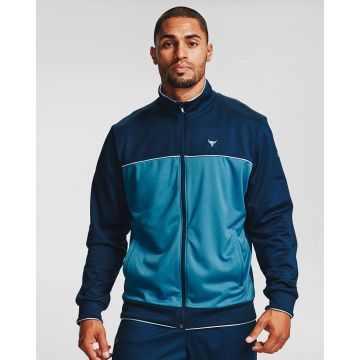 Jacheta Under Armour Project Rock Knit Track Jacket Navy