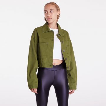 Jacheta Vans Raynes Crop Trucker Jacket Pesto