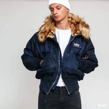 Jacheta Alpha Industries 45P Hooded Custom Navy