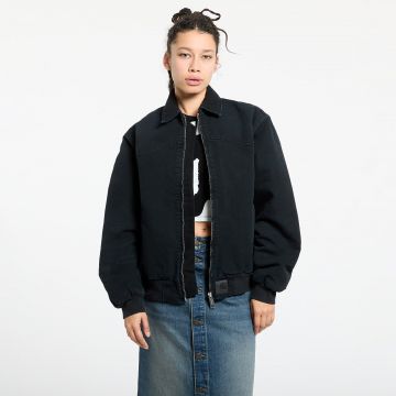 Jacheta Carhartt WIP OG Santa Fe Jacket UNISEX Black/ Black Stone Canvas