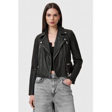 Jacheta biker slim fit de piele