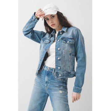 Jacheta regular fit din denim