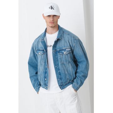 Jacheta de denim cu logo Jacheta de denim cu logo