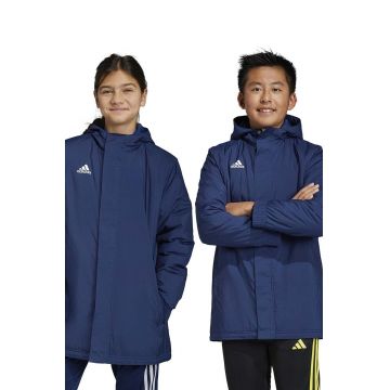 adidas Performance geaca copii culoarea albastru marin