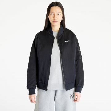 Jacheta Nike Sportswear Women's Varsity Bomber Jacket Black/ Black/ White