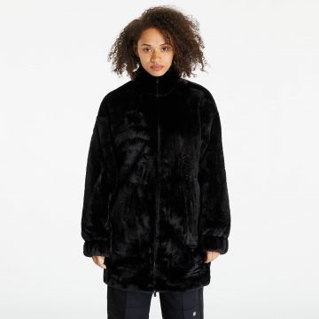 Jacheta adidas Faux Fur Jacket Black