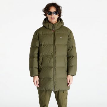 Jacheta Tommy Jeans Essential Down Puffer Jacket Grab Olive Green