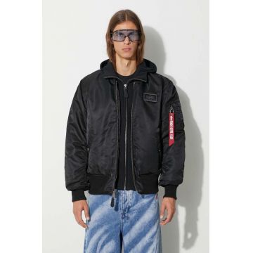 Alpha Industries geacă MA-1 D-Tec bărbați, culoarea negru, de tranziție 183110.515