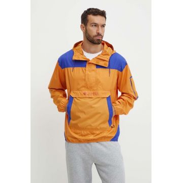 Columbia geaca Challenger Windbreaker barbati, culoarea portocaliu, de tranzitie, 2091001