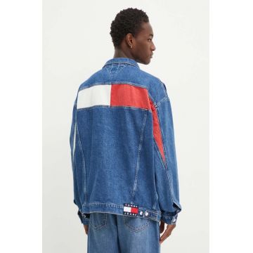 Tommy Jeans geaca barbati, de tranzitie, oversize, DM0DM19366