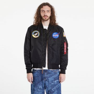 Bomber Alpha Industries MA-1 VF NASA Black