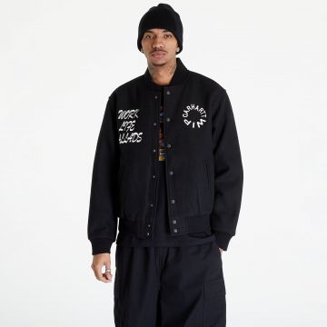 Bomber Carhartt WIP Work Varsity Bomber UNISEX Black