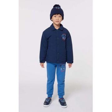 Kenzo Kids geaca copii culoarea albastru marin, K60721