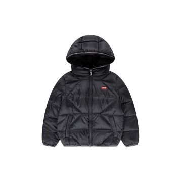 Levi's geaca copii SHERPA LINED PUFFER JKT culoarea negru, 8EL257