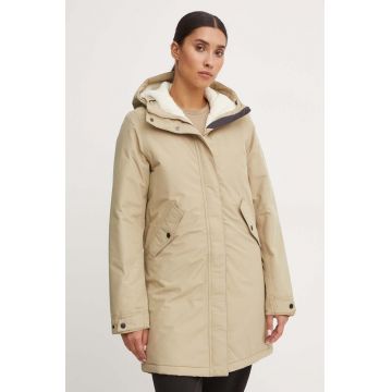 Jack Wolfskin geaca Talforst femei, culoarea verde, de iarna, 1116041