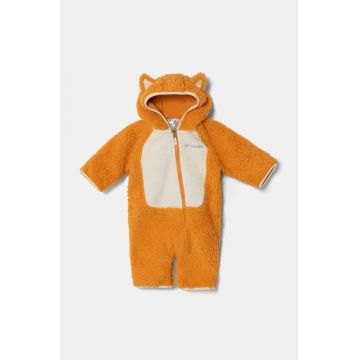 Columbia combinezon bebe Foxy Baby  Sherpa Bunting culoarea portocaliu, 1863981