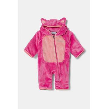 Columbia combinezon bebe Foxy Baby  Sherpa Bunting culoarea roz, 1863981