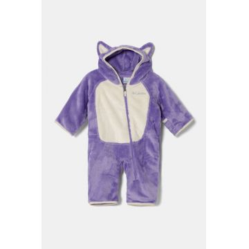 Columbia combinezon bebe Foxy Baby  Sherpa Bunting culoarea violet, 1863981