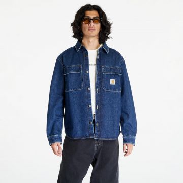 Jacheta Carhartt WIP Manny Shirt Jacket Blue Stone Washed