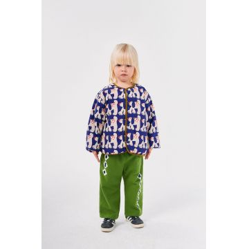 Bobo Choses geaca reversibila pentru copii Fairy Dog culoarea verde, 224AC129