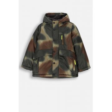 Coccodrillo geacă pentru copii culoarea maro, OUTERWEAR BOY KIDS