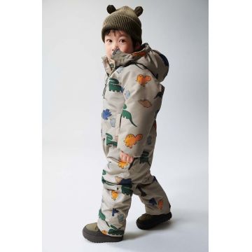 Liewood salopete de iarna pentru copii Isa Snowsuit culoarea gri, LW19437