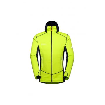 Jacheta sport barbati Nylon/Fleece - Verde/Albastru