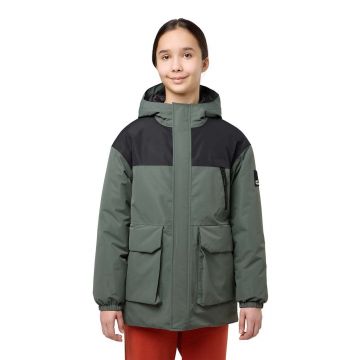 Jack Wolfskin geaca copii culoarea verde, A60301