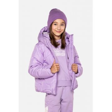 Lemon Explore geaca copii ZL3152701OJG OUTERWEAR JESIEŃ GIRL culoarea violet