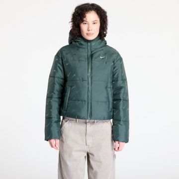 Jacheta Nike Sportswear Classic Women's Loose Therma-FIT Puffer Jacket Vintage Green/ White